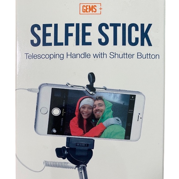 NIB GEMS Selfie Stick with Pink Handle - Picture 3 of 5